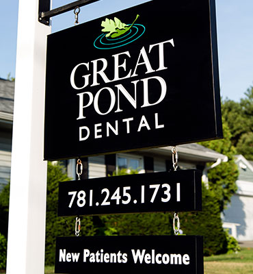 Great Pond Dental outdoor sign