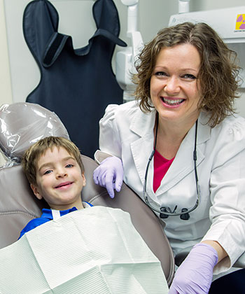 Dr. Komarovskaya with patient